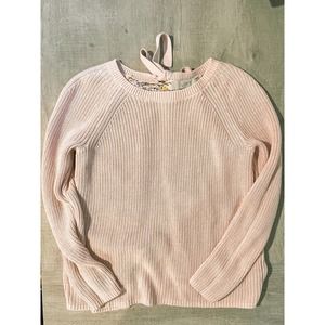 Loft sweater with cute detail in back